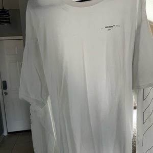“Off white” long sleeve T shirt.